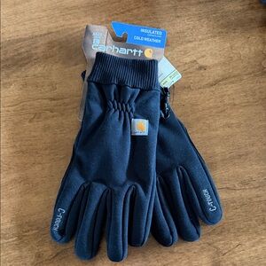 Carhartt Black Cold-Weather Touchscreen Gloves C-Touch